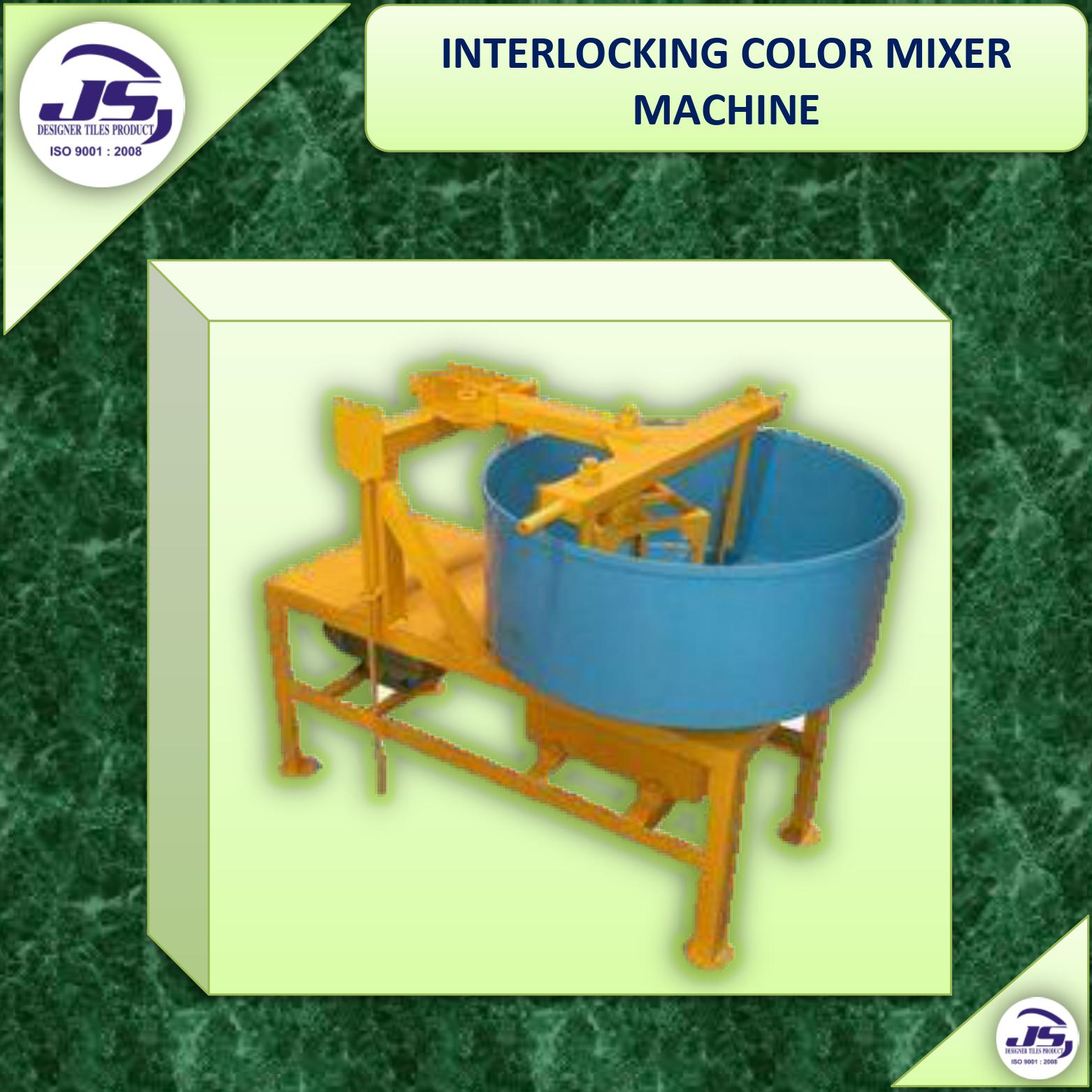 INTERLOCKING COLOR MIXER MACHINE